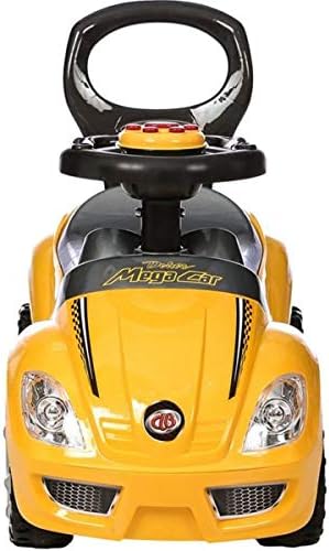 Deluxe Mega Car Ride-On Yellow B4402/381A