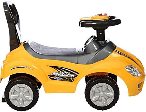 Deluxe Mega Car Ride-On Yellow B4402/381A