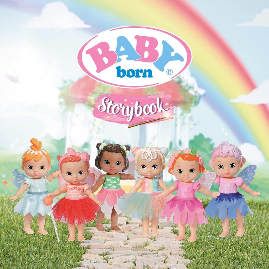 Zapf Creation Baby Born Storybook Fairy Rose Doll 18cm ZPF - 833797 - Colorland Toys