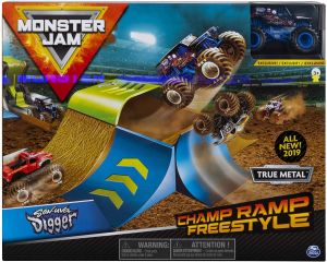 Monster Jam 1:64 Basic Stunt Playset Champ Ramp Assorted 6045029