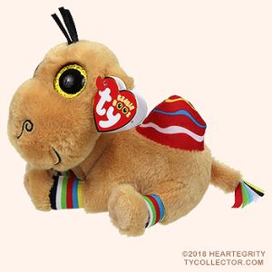 6" TY Beanie Boo Jamal Glitter Eyes Holiday limited The Camel Plush Toys 