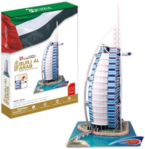 CubicFun Burj Al Arab 3D Puzzle Set 101 Pieces MC101H