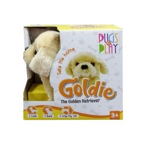 Pugs Play Goldie The Golden Retriever ST-PAP05