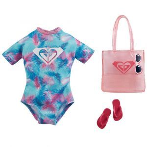 Barbie Doll Clothes Inspired By Roxy Complete Look With 2 Accessories Tie-Dye Roxy T-Shirt  Online in UAE