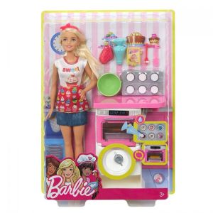 Barbie Bakery Chef Doll and Playset online in Abu Dhabi