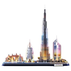CubicFun 3D Puzzle with LED Lighting Dubai Cityline L523H