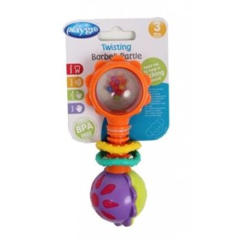Playgro Baby Twisting Barbell Rattle for Baby Infant Toddler