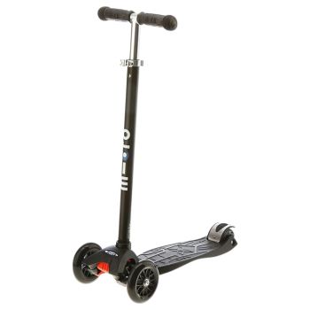Maxi Micro Kick Scooter with T-Bar Black MM0015