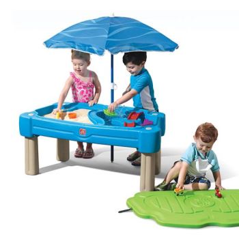 Step2 Cascading Cove Sand & Water Table with Umbrella - Online in Dubai Abu Dhabi