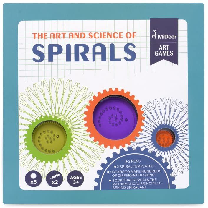 Mideer The Art and Science of Spirals Spirograph MD-1005