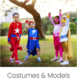 hero model costumes for kids
