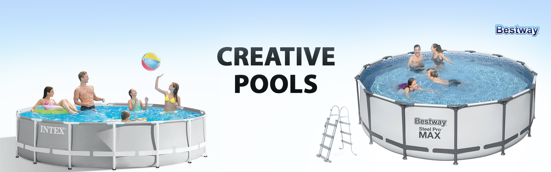 creative swimming pools Bestway Intex