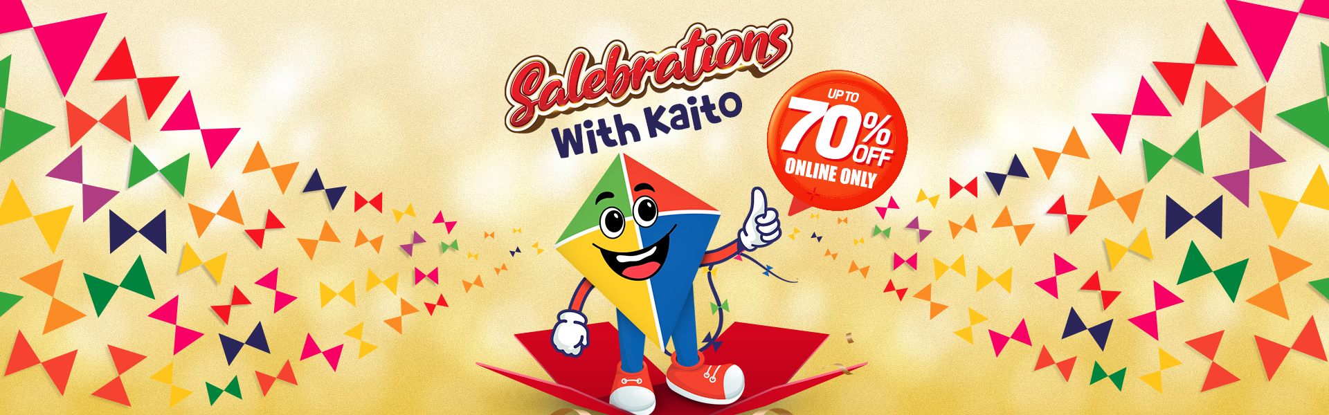 salebaration with kaito, 70% offer