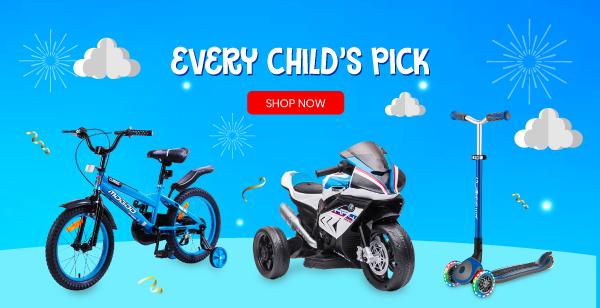 bycycles and scooters for kids